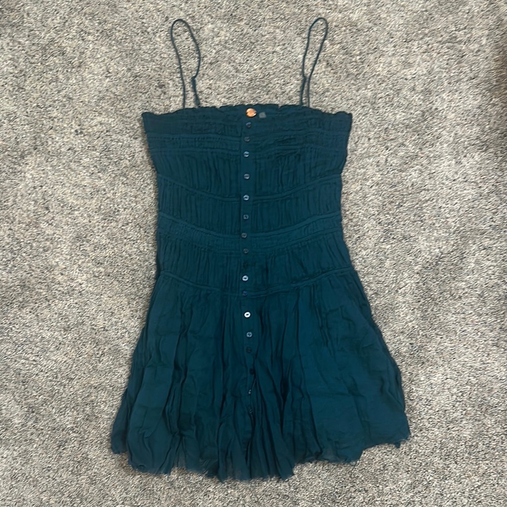 Free people Teal Dress